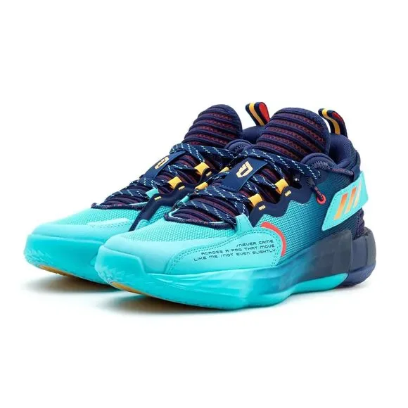 Adidas Dame Extply H68606 Men's Blue/Pulse Aqua Basketball Shoes Size 14  NB629